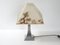 Lámpara de mesa belga de estaño y fibra de vidrio de Etains Potstainiers, años 70, Imagen 1