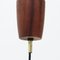 Mid-Century Teak and Opaline Glass Pendant Lamp, 1960s 6