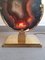 Large Agate Table Lamp by Willy Daro, 1970s, Image 3