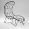 Patterned Single Recliner Hanging Swing Chair from Studio Stirling 24