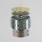 Vintage Green & Chromed Metal Pendant Lamp, Image 2