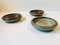 Stoneware Bowls or Ashtrays by Carl Halier for Royal Copenhagen, 1950s, Set of 3 3