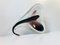 Modernist Manta Ray Glass Bowl by Paul Kedelv for Flygfors, 1955 2