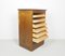 Small Vintage Chest of Drawers with Tambour Door, 1950s, Image 4