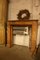 Antique Wood Fireplace Mantle, 1850s 10