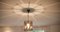 Italian Smoked Glass and Steel Chandelier, 1970s 4