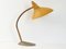 Mid-Century Steel and Brass Table Lamp, 1950s, Image 4