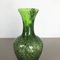 Large Vintage Green Pop Art Opaline Glass Vase from Opaline Florence, 1970s 4