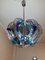 Vintage Blue Chandelier from Mazzega, 1970s 12