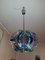 Vintage Blue Chandelier from Mazzega, 1970s 1