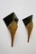 Large Bronze Nefertiti Sconces by Chrystiane Charles for Maison Charles, 1980s, Set of 2, Image 3