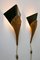 Large Bronze Nefertiti Sconces by Chrystiane Charles for Maison Charles, 1980s, Set of 2 4