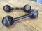 Vintage Cast Iron Dumbbells, Set of 2, Image 1