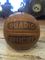 Vintage 2KG Medizinball aus Leder, 1950er 1
