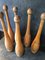 Wooden Bowling Pins, 1900s, Set of 6 2