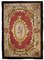 Antique Handmade French Aubusson Flat-Weave Rug, 1860s, Image 1