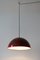 Large Mid-Century Enameled Dome Pendant Lamp, 1960s, Image 13