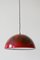 Large Mid-Century Enameled Dome Pendant Lamp, 1960s 8