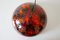 Large Mid-Century Enameled Dome Pendant Lamp, 1960s, Image 15