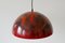 Large Mid-Century Enameled Dome Pendant Lamp, 1960s, Image 7