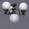 Hungarian Four-Globe Chandelier, 1930s 2