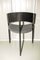 Post Modern Metal and Ebonised Beech Tripod Chair, 1980s, Image 6