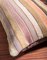 Mustard-Orange-Blue-Pink Handmade Wool & Cotton Kilim Pillow by Zencef, Image 3