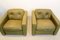 Italian Olive Green Leather Lounge Chairs from Poltrona Frau, 1970s, Set of 2, Image 5