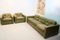 Olive Green Leather Three-Seat Sofa from Poltrona Frau, 1970s, Image 9