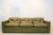 Olive Green Leather Three-Seat Sofa from Poltrona Frau, 1970s, Image 6