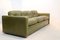 Olive Green Leather Three-Seat Sofa from Poltrona Frau, 1970s 8