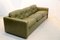 Olive Green Leather Three-Seat Sofa from Poltrona Frau, 1970s 5