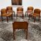 Mid-Century Curved Plywood Mito Dining Chairs by Carlo Bartoli for Tisettanta, 1969, Set of 6, Image 9