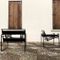 Black Leather Bauhaus B3 Wassily Armchairs by Marcel Breuer for Gavina, 1972, Set of 2 2