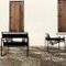 Black Leather Bauhaus B3 Wassily Armchairs by Marcel Breuer for Gavina, 1972, Set of 2, Image 2