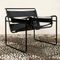 Black Leather Bauhaus B3 Wassily Armchairs by Marcel Breuer for Gavina, 1972, Set of 2, Image 16