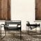 Black Leather Bauhaus B3 Wassily Armchairs by Marcel Breuer for Gavina, 1972, Set of 2, Image 15