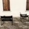 Black Leather Bauhaus B3 Wassily Armchairs by Marcel Breuer for Gavina, 1972, Set of 2, Image 5