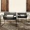 Black Leather Bauhaus B3 Wassily Armchairs by Marcel Breuer for Gavina, 1972, Set of 2 6