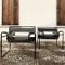 Black Leather Bauhaus B3 Wassily Armchairs by Marcel Breuer for Gavina, 1972, Set of 2, Image 6