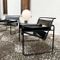 Black Leather Bauhaus B3 Wassily Armchairs by Marcel Breuer for Gavina, 1972, Set of 2 25