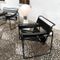 Black Leather Bauhaus B3 Wassily Armchairs by Marcel Breuer for Gavina, 1972, Set of 2, Image 29