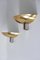 Mid-Century German Brass Sconces from Art-Line, 1980s, Set of 2 1