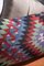 Southwestern Design Green-Red-Blue Handmade Wool & Cotton Kilim Pillow by Zencef, Image 14