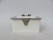Art Deco Nickel-Plated & Ceramic Confectionary Box 2