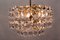 Lámpara de araña vintage de cristal, años 60, Imagen 9