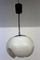 Lámpara colgante de vidrio opalino blanco de Peill & Putzler, años 70, Imagen 10