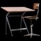 Vintage Drawing Table and Stool set by Friso Kramer for Ahrend De Cirkel, Image 1