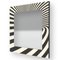 Dolcevita Optical Black & White Inlaid Ash Wall Mirror from Lignis 2