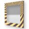 Dolcevita Optical Light & Dark Brown Inlaid Wood Wall Mirror from Lignis 2